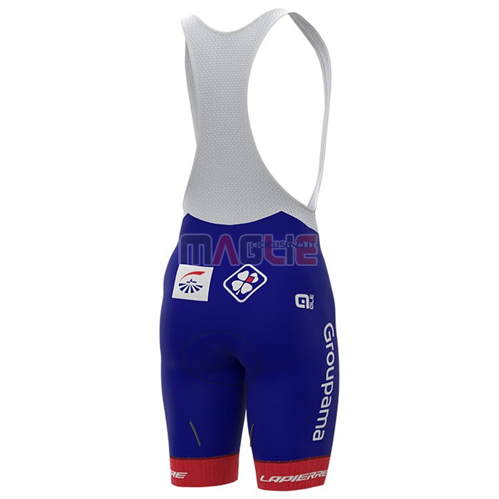 Maglia Groupama-FDJManica Corta 2021 Rosso Blu